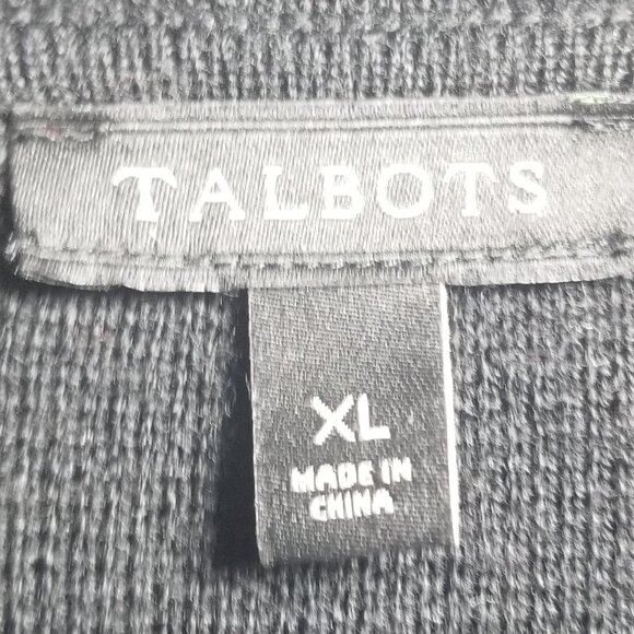 Talbots Womens Black Wool Blend Open Front Blazer Career Office Sz XL - Picture 4 of 5